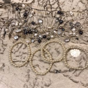 Necklace and bracelets